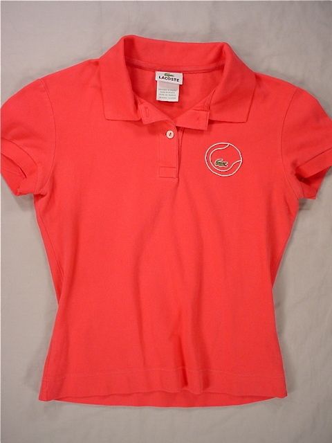 IZOD LACOSTE Tennis Polo Shirt (Womens Small) 38  