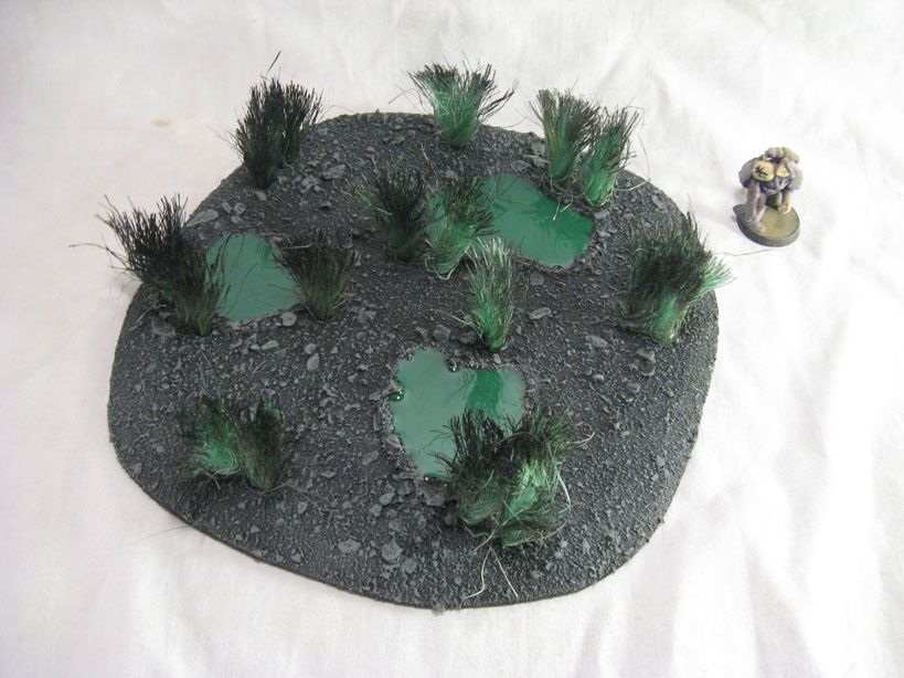   for Wargames Darklands Marsh with Small Pools Dramatic  