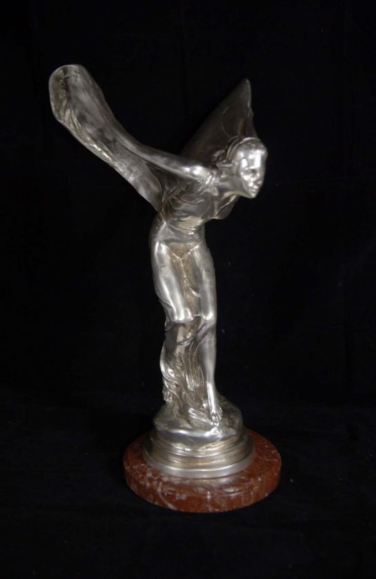 Charles Skyes Flying Lady Bronze Silver Spirit Ecstacy  