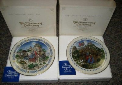   THE HOLY CHILD COLLECTOR PLATES FLEETWOOD COLLECTION CHRISTMAS CHRIST
