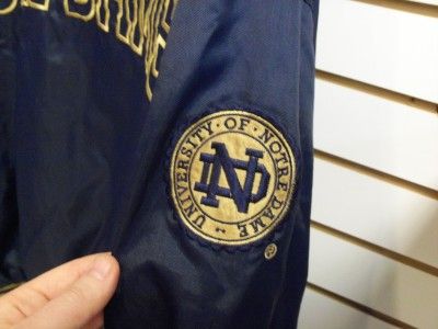 Notre Dame Starter VINTAGE spring Pullover jacket Small  