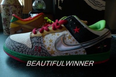 DEADSTOCK NIKE SB WHAT THE DUNK SZ. 10.5 SUPREME CALI TWEED PIGEON 