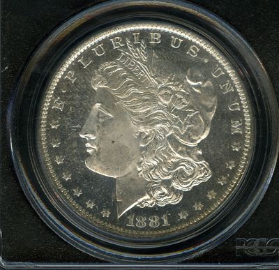 1881 O PCGS MS 64 DMPL MORGAN SILVER DOLLAR S$1 FA70  