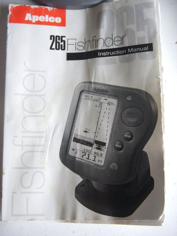 Apelco Raytheon 265 LCD Fishfinder w/Accessories  