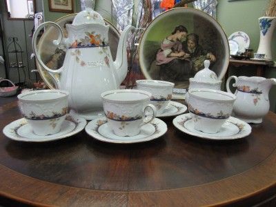 Mitterteich Bavarian Porcelain Coffee Service  