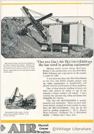 Bucyrus Erie Shovel & Crane {3} Catalogs on CD  