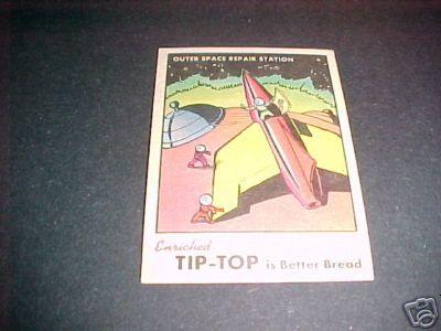 1954 TIP TOP SPACE CARD (SCARCE) EX+  