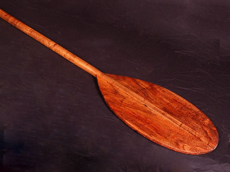 DEEP CURL KOA PADDLE 5.1FT   TRADITIONAL HAWAIIAN ART  