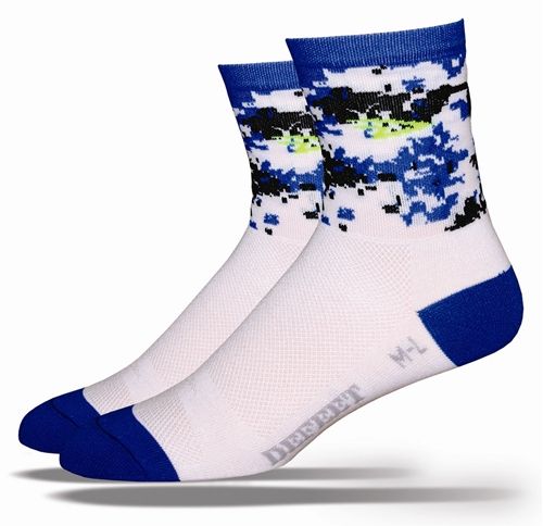 DeFeet socks D Team Attack Blue Hi Top AirEator 1p  