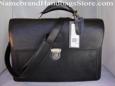BRAND NEW KENNETH COLE BROWN BRIEFCASE LAPTOP GENUINE LEATHER 