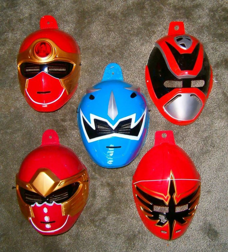   WITH THESE VERY DIFFERENT & HARD TO GET ASSORTED POWER RANGER MASKS