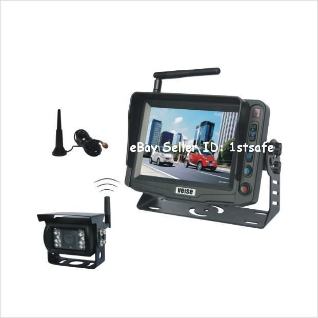 DIGITAL BACK UP CAMERA SYSTEM 5 WIRELESS REAR VIEW LCD  