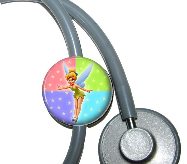 Stethoscope ID Tag Tinkerbell  