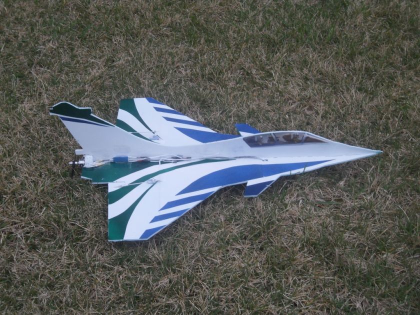 Rafale RC Electric Pusher Prop Jet by RC Profile Planes  