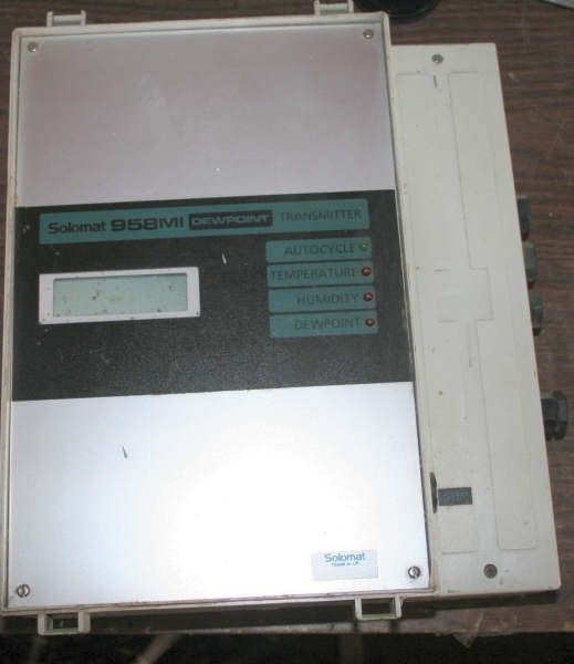 SOLOMAT DEWPOINT TRANSMITTER TEMP HUMIDITY Model # 958MI  