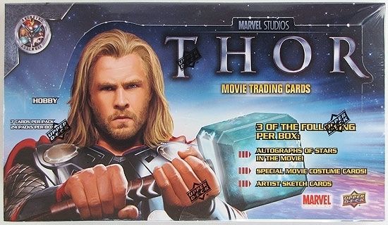 Marvel THOR   The Mighty Avenger Hobby Box (2011 UD)  