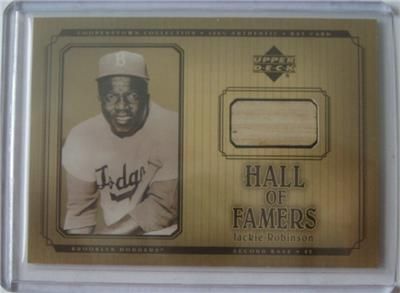 Hall of Famers JACKIE ROBINSON GAME USED BAT SP DODGERS  