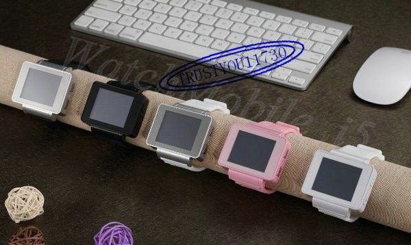 NEW FASHION 4GB 1.8 WATCH PHONE JAVA  CAMERA GSM WATCH MOBILE 