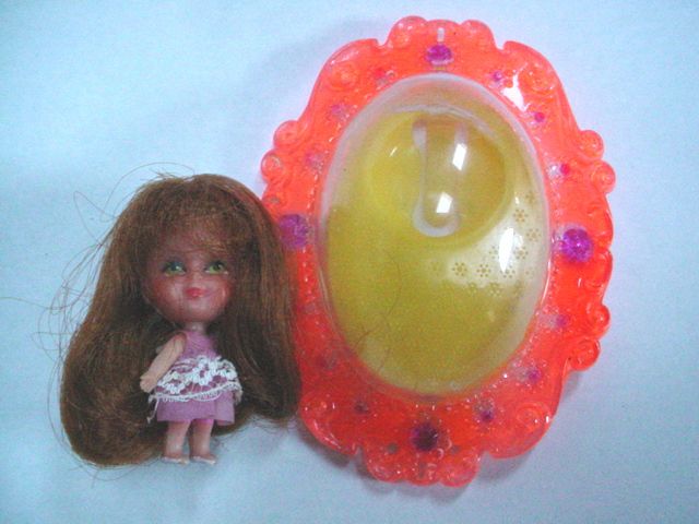 HTF 1970s 70s LIDDLE LITTLE KIDDLE LOTTIE DOLL LOCKET  