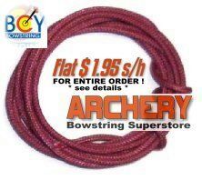 BCY Archery D RELEASE BOW STRING LOOP 2mm MTN BERRY  