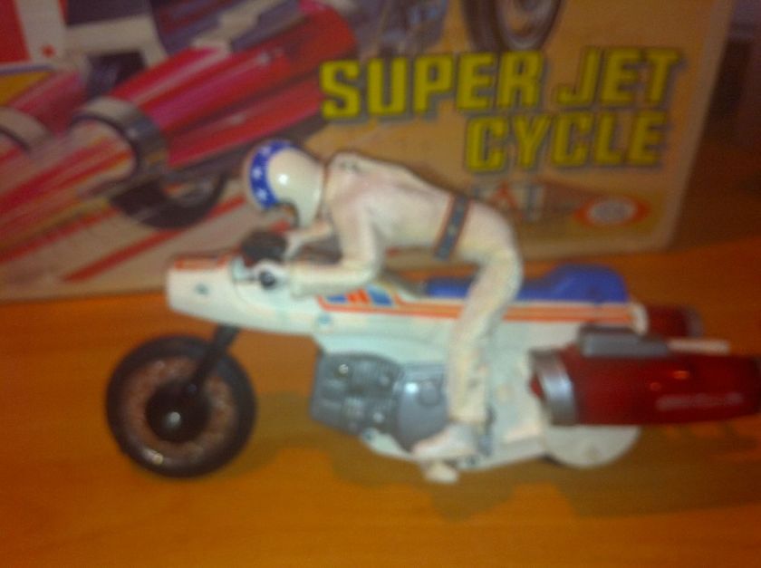 Evel Knievel Super Jet Cycle Ideal Complete Boxed With Figure 3452 0 