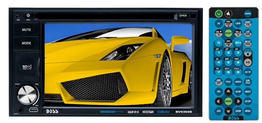 BOSS BV9360B 6.2 TOUCH SCREEN DVD//CD Car Player  