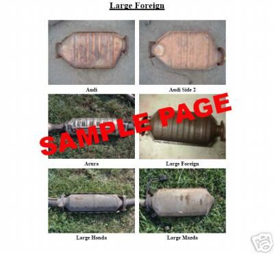 scrap catalytic converter catalog  