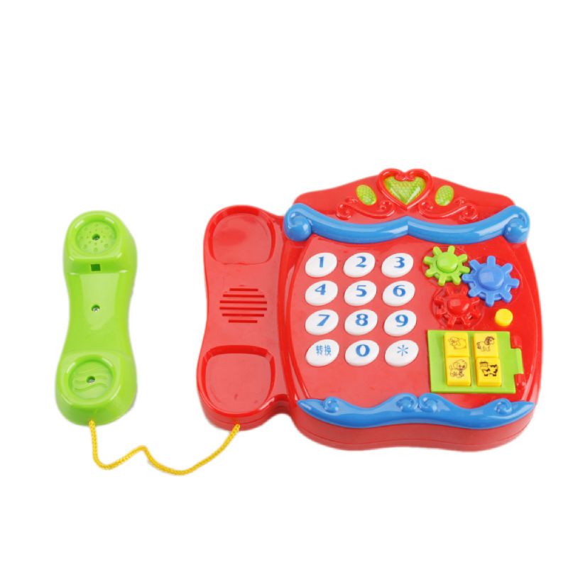 cute cartoon musical telephone baby toddler toy features 1 new and 
