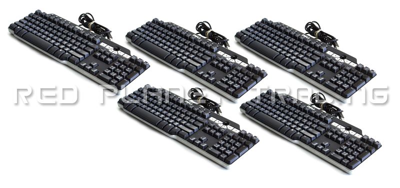   LOT of Genuine Dell Wired Multimedia USB Keyboards With Missing Knobs