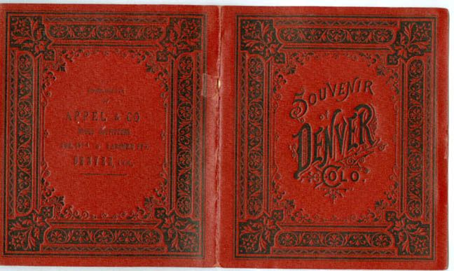 1880S DENVER SOUVENIR ROTOGRAVURE BOOKLET AD111  