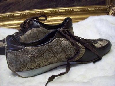 Gucci royal sport lace up sneakers Womens Shoes   Size 40.5G / US 11B 