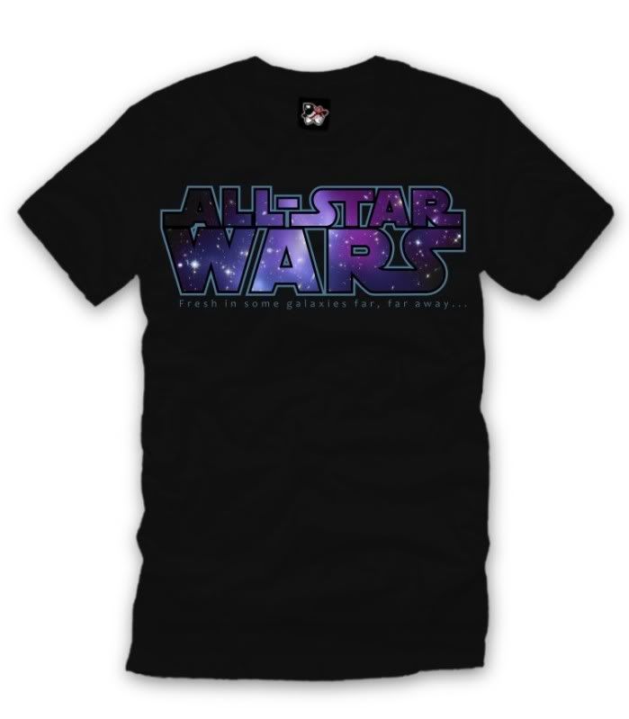 NIKE GALAXY FOAMPOSITE NBA ALL STAR WARS LIMITED EDITION T SHIRT 