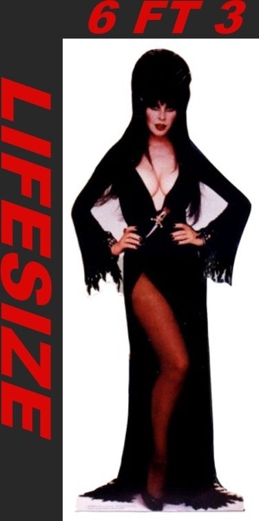 Sexy Elvira Cassandra Peterson LiFeSiZe Cardboard Standup Cutout 