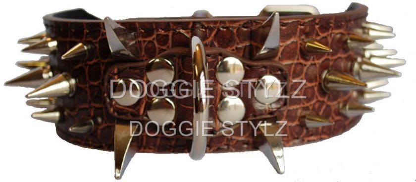   Collar Spikes Amstaff Bully Boxer Cane Corso Husky S M LG Rott  