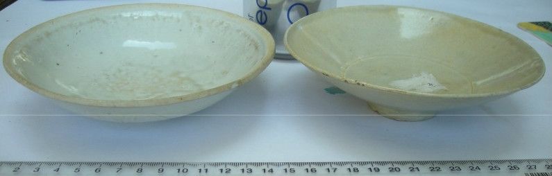 Song Dynasty Pale Celadon Bowls  