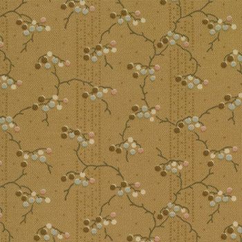 Moda Fabric   Civil War Homefront   Brown Branches  