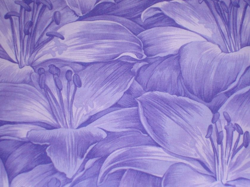     LAVENDER Cotton Fabric  By the YARD CHECK MY SALES & BTY FABRICS