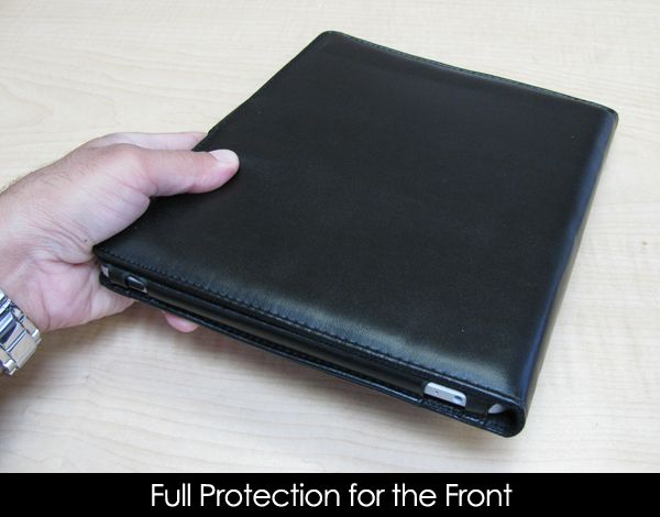 Executive Hard Cover Book Case w/Stand for Apple iPad  