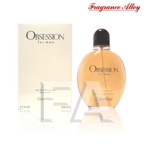 OBSESSION by Calvin Klein 6.7 oz 200 ml edt Cologne Men  