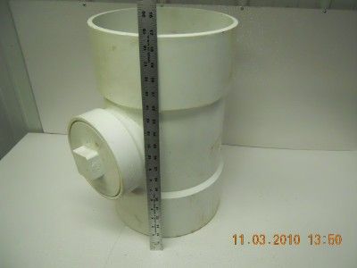 10X10X6 TEE PVC ASTM D 2665 DWV SCH40  