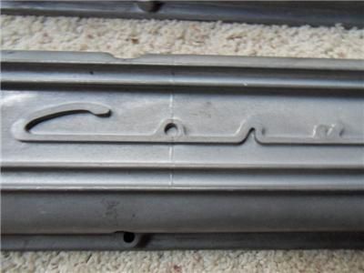 1963 67 corvette aluminum finned valve covers NOS GM  