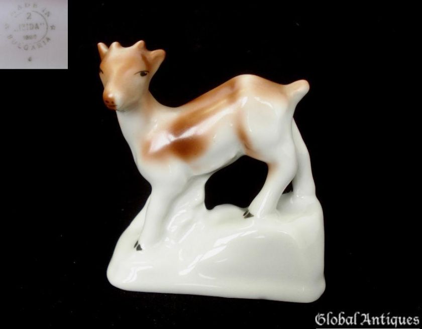 1950s VINTAGE PORCELAIN MARKED FIGURINE – ROE DEER  