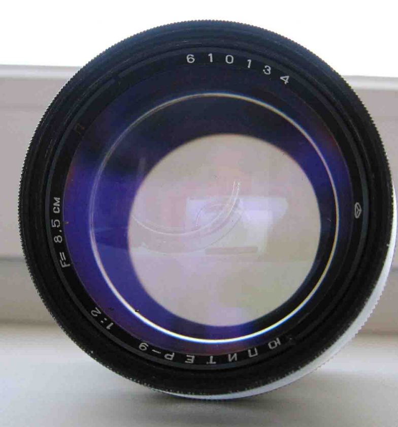 Russian Sonnar lens Jupiter 9 2/85 camera KIEV Contax  