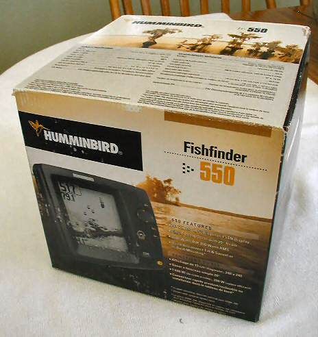   & SEALED Humminbird Fishfinder 550 Single Beam 5 Screen Gray Scale