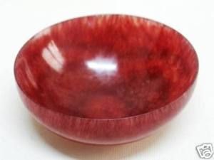 collection China beautiful red jade bowl  