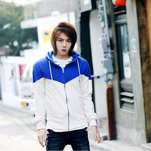 New Arrival Mens Stylish Slim Fit Cloth Joint Hoodie Coat w/Hat US S M 
