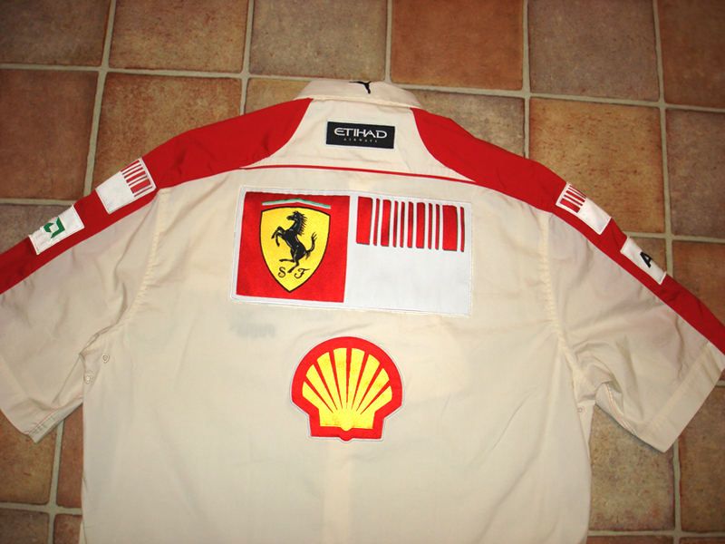 FERRARI PUMA 2009 SINGAPORE GP PIT CREW SHIRT SWEATER MASSA HILFIGER 