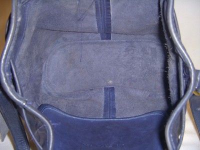 COACH 4631 VINTAGE BLUE LEATHER BUCKET DRAWSTRING PURSE/SHOULDERBAG 