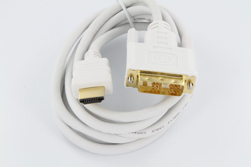   ft HDMI to DVI CABLE For TV PC MONITOR COMPUTER LAPTOP LCD PLASMA HDTV