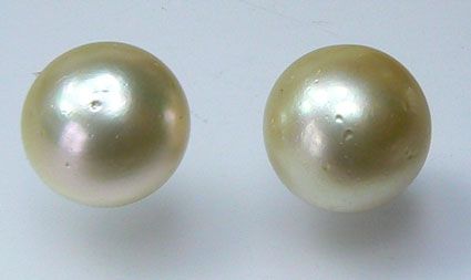 RARE 14mm GENUINE GOLDEN AUSTRALIAN SOUTH SEA PEARLS  